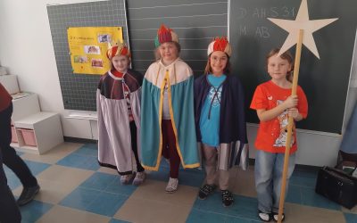 Besuch der Sternsingeraktion